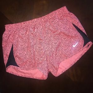 Small Coral Nike Running Shorts